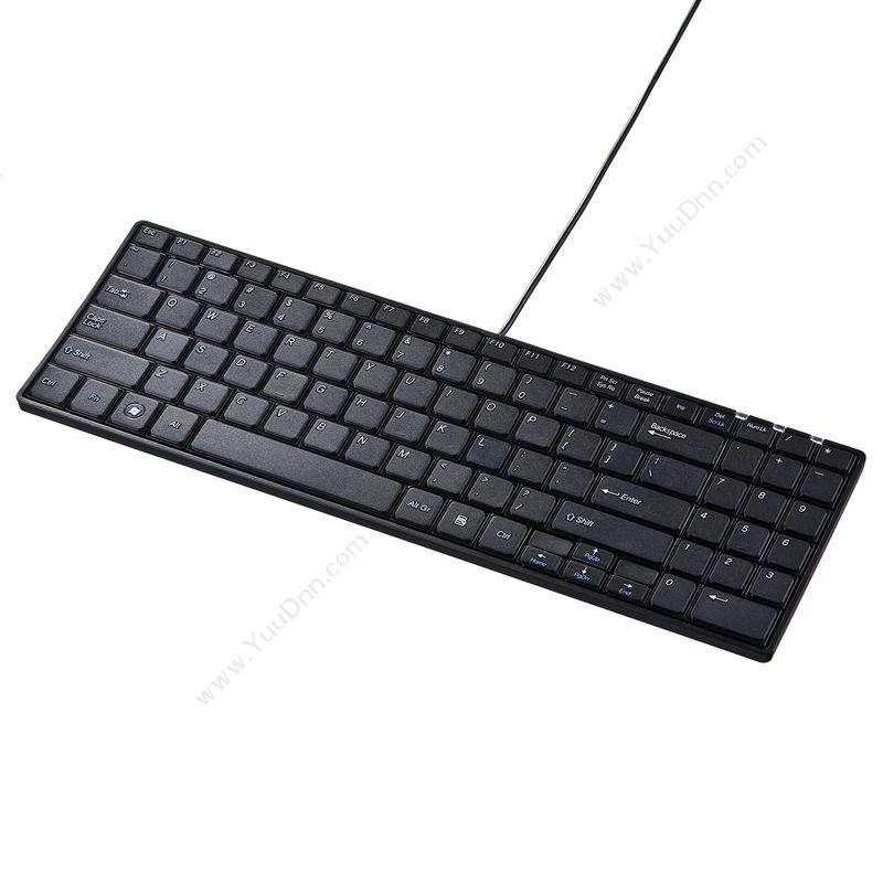 山业 SanwaSKB-E2U 英语USB 线长 1.5m（黑）键盘鼠标