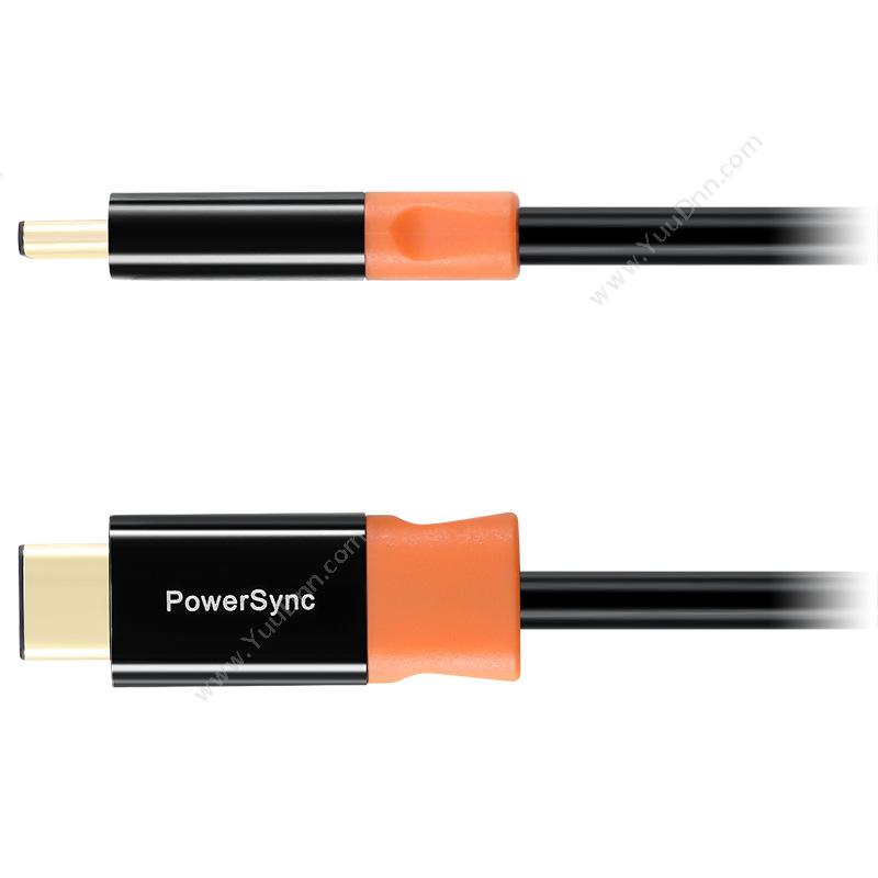 包尔星克  Powersync CUBCKCR0015C TYPE-C充电数据传输线 1.5米 （黑橙） 数据线