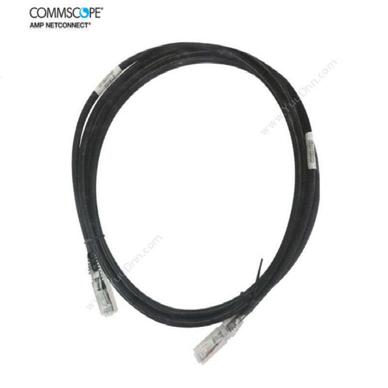 康普 CommscopeCO155D2-01F005 超五类非屏蔽跳线 1.5米 （黑）超五类