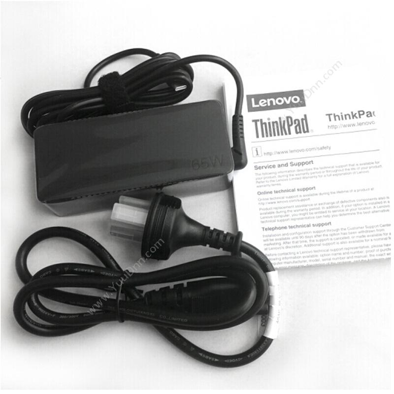 联想 Lenovo THINKPAD65W  USB Type-C 65W 便携电源（适合2017款X1）（黑） 笔记本适配器