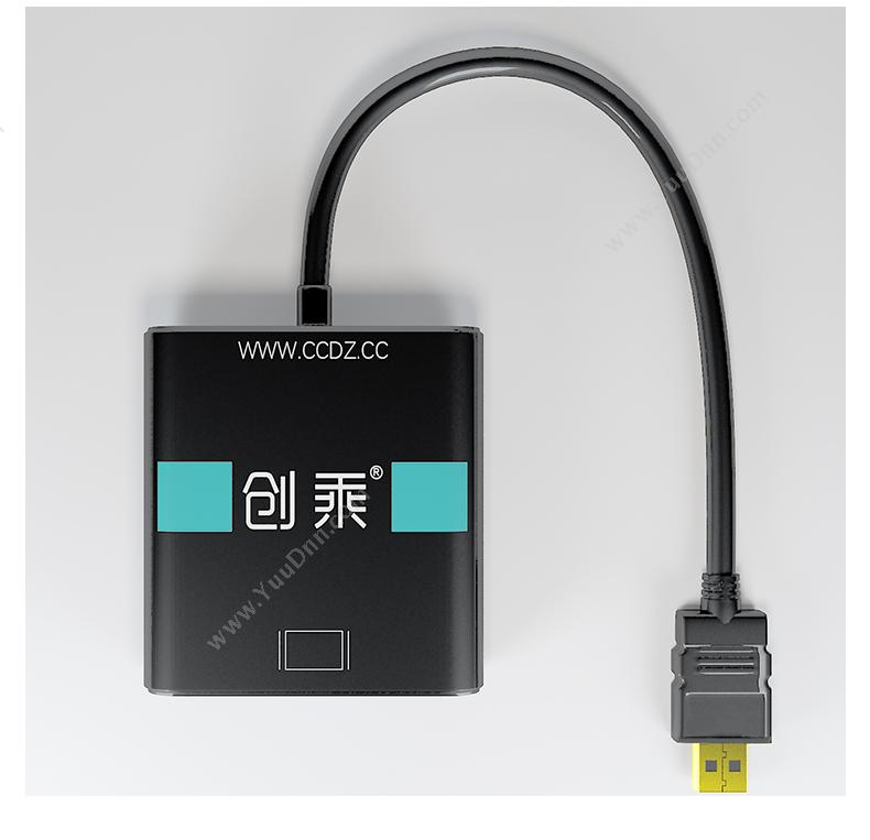 创乘 ChuangCheng CT062-W HDMI转VGA HDMI公转VGA母 （白）  带音频/供电 转换器