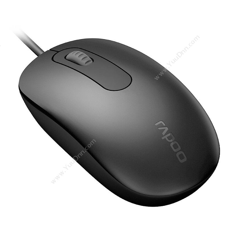 雷柏 Rapoo N200 有线办公鼠标 （黑） 有线鼠标
