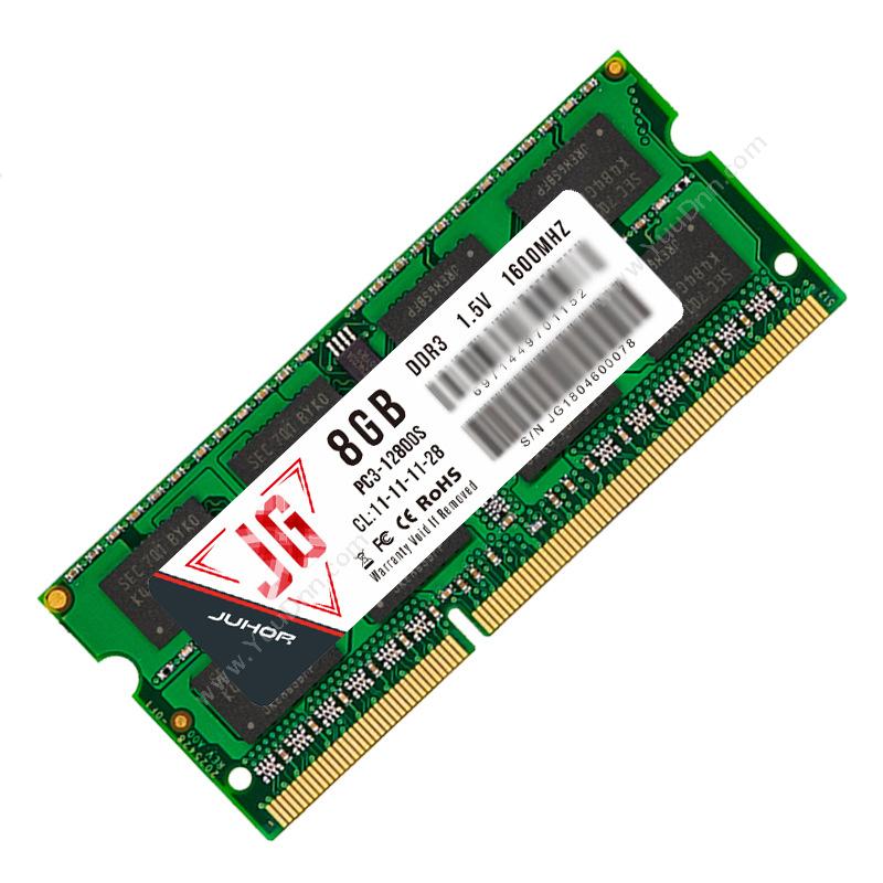 玖合 Juhor 精工系列 DDR3 8G 1600（黑） 笔记本内存