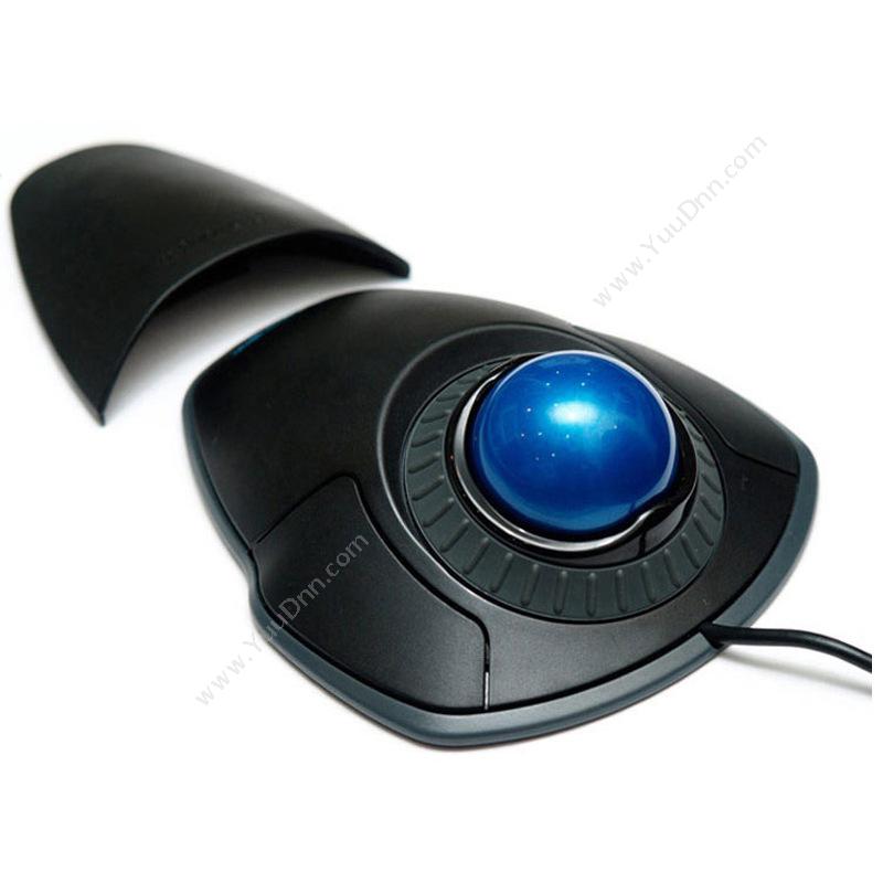 肯辛通 Kensington K72337 带控制环光学轨迹球 USB接口 蓝(黑） 有线鼠标