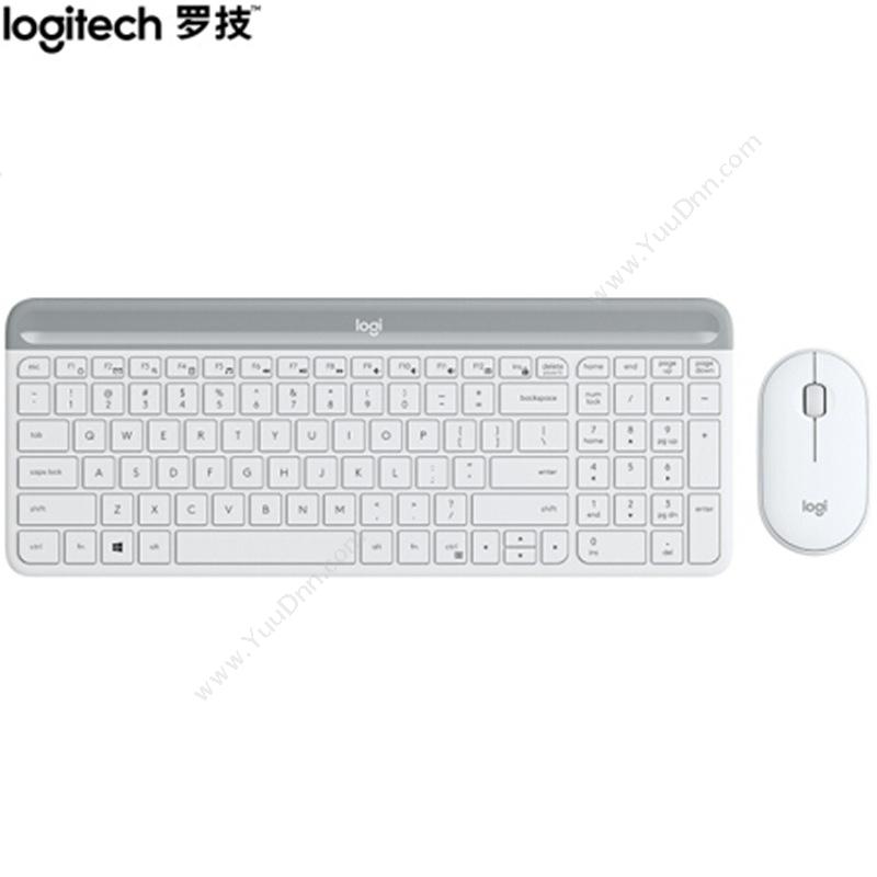 罗技 LogiMK470（白）  优联连接键盘鼠标