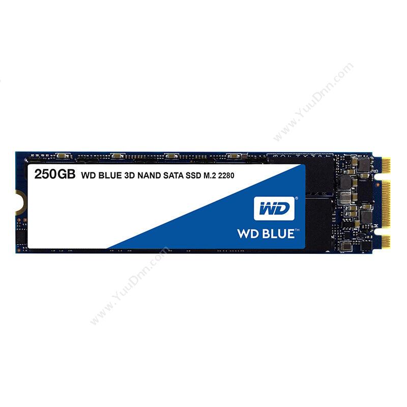 西部数据 WDWDS250G2B0B SSD M.2接口(SATA总线） Blue系列-3D 250GB 蓝（白）固态硬盘