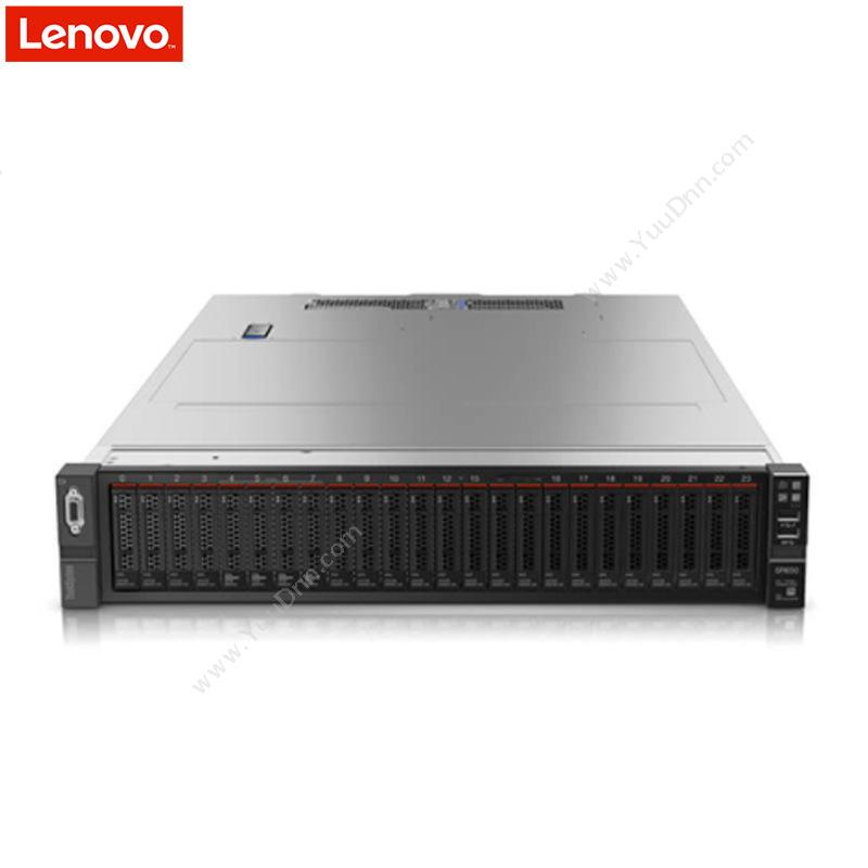 联想 LenovoThinkSystem SR650 机架服务器 4110*2/16G*2/600G*3/DOS3Y（黑）机架式服务器