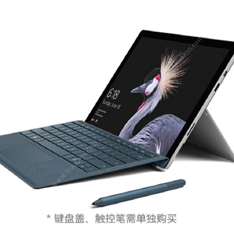 微软 MicrosoftSurface pro 12.3英寸笔记本平板二合一 I58G256GSSDW10P2Y（银）  含(黑）键盘套装笔记本
