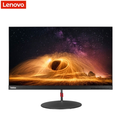 联想 Lenovo （ThinkVision）X24q 23.8英寸电脑显示器 纤薄窄边框（HDMI/DP接口）（黑） 液晶显示器