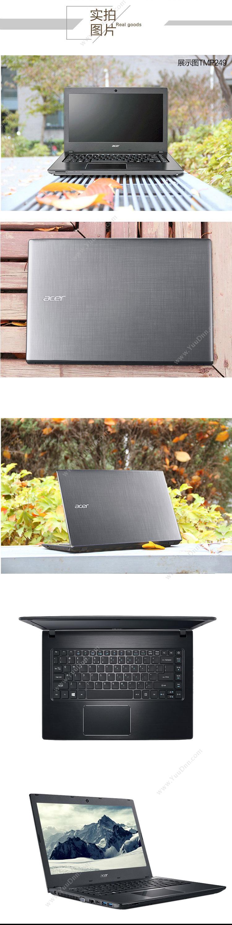 宏碁 Acer TravelMate P249-7498 便携式计算机 I3-6100U   /集成/4G/500G/集显/无光驱/LED/14英寸/一年保修/WIN7P 平板电脑