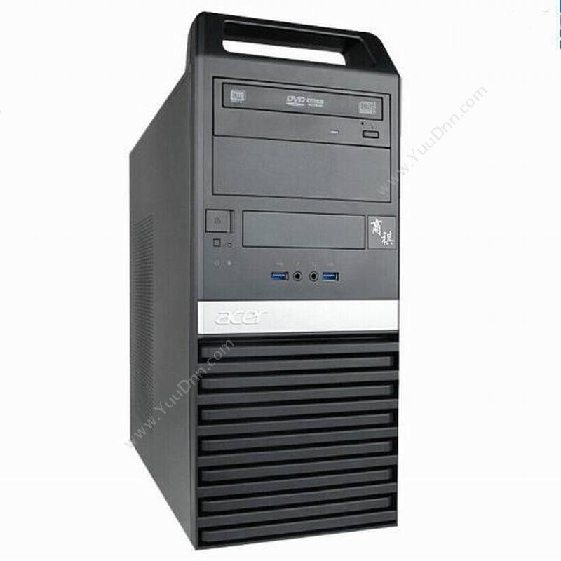 宏碁 Acer商祺N4670 台式机 I3-8100/4G/1TB+128 SSD/无光驱/21.5（黑）电脑套装