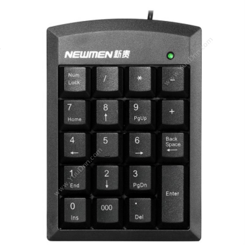 新贵 Newmen新贵 TK020 数字键盘 有线（黑）键盘鼠标