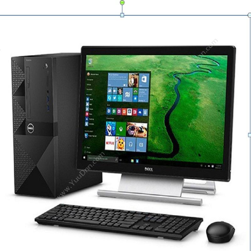 戴尔 Dell Vostro成就3669 商用 台式机  随机色  Intel i5-7400 4GB 1TB 集显 win7系统 19.5英寸屏 笔记本