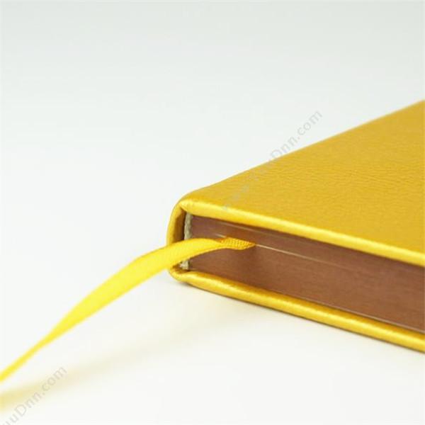 博士 Boshi WH-BA5120-H A5 喷边仿皮本(黄色) A5 112页  1本PE袋 112页 平装