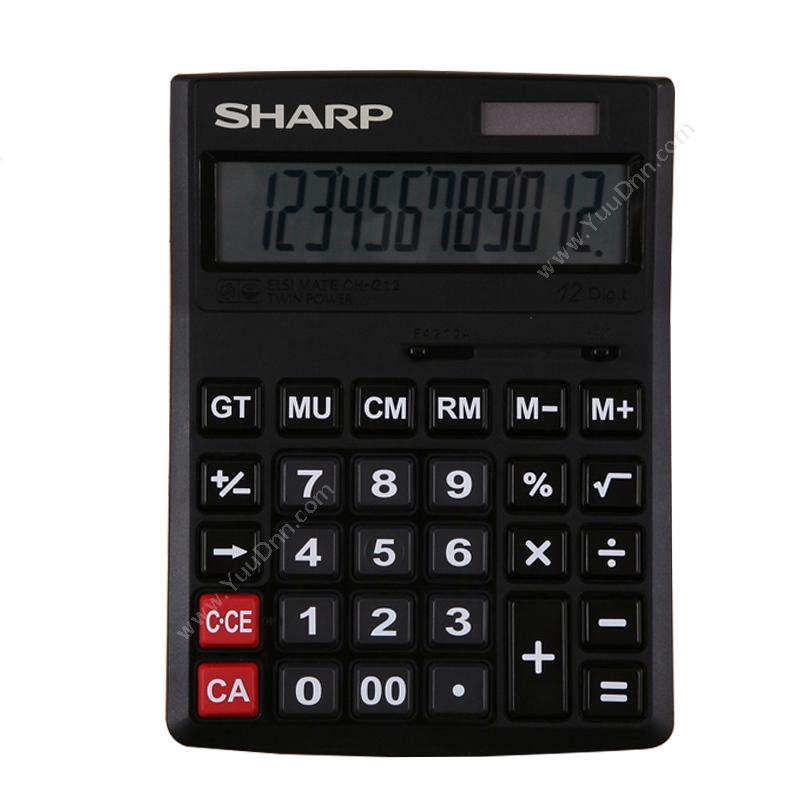 夏普 Sharp夏普 CH-G12   （黑）常规计算器
