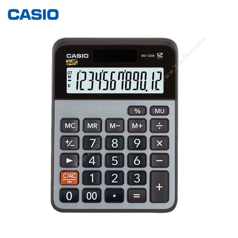 卡西欧 Casio MX-120B   灰色 常规计算器