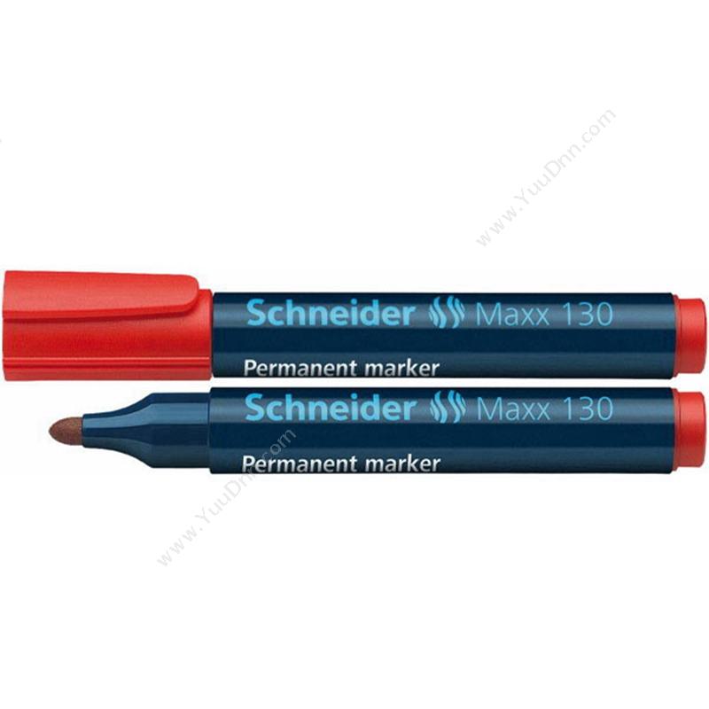 施耐德 Schneider130/113002 圆头记号笔 1-3mm （红）单头记号笔