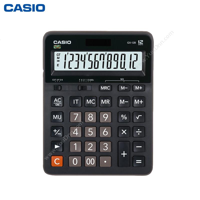 卡西欧 Casio GX-12B   （黑） 常规计算器