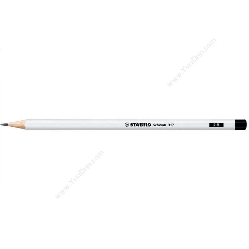 思笔乐 Stabilo317/2B-52 炫彩乐木制 （白）笔杆铅笔