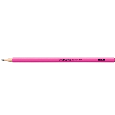 思笔乐 Stabilo 317/2B-56 炫彩乐木制 荧光粉笔杆 铅笔