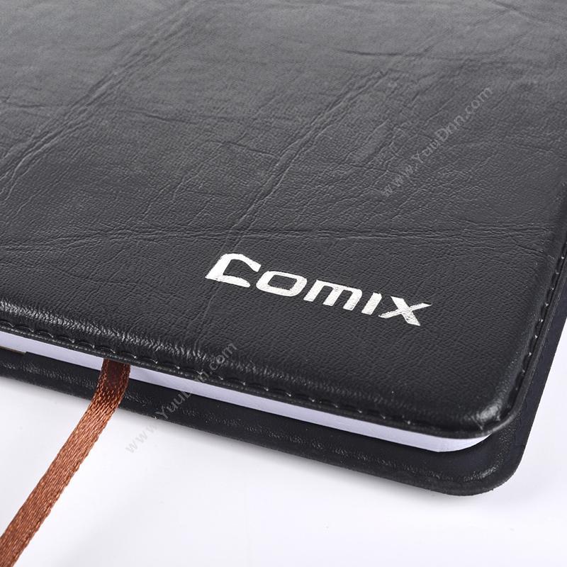 齐心 Comix C4611 简约系列皮面本 B5 80页 （黑） 平装