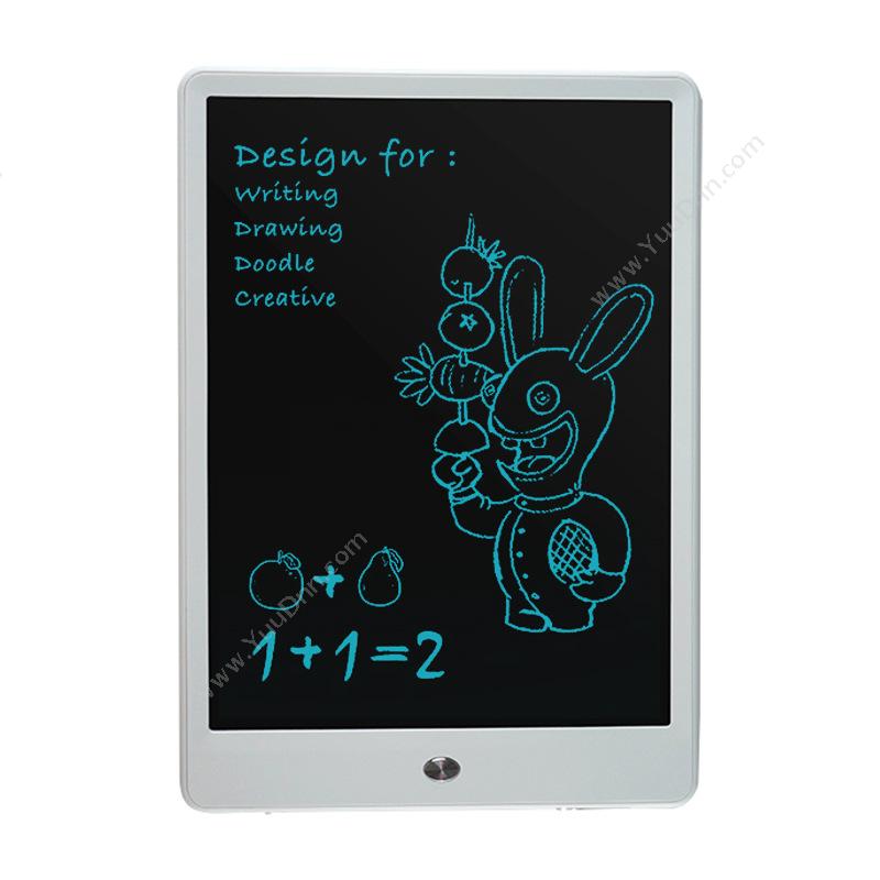 随身厅 SSTingSR-W10L 10英寸办公涂鸦绘画板光能电子液晶手写板粗笔迹 块 （白） 书写、记录移动白板