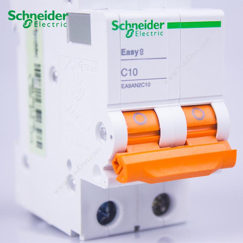 施耐德 Schneider EA9AN2C10 Easy9小型断路器 2P C10A  6个/盒 微型断路器