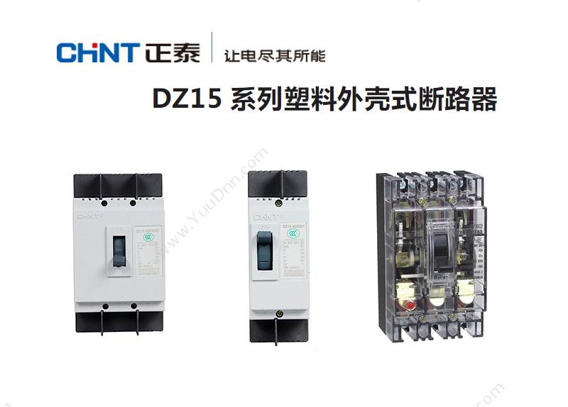 正泰 CHINT DZ15-40/3902 25A 透明型 塑壳断路器