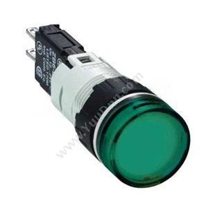 施耐德 SchneiderXB6AV3BB 圆形绿色 (LED12～24V) 16mm指示灯其它按钮指示灯附件