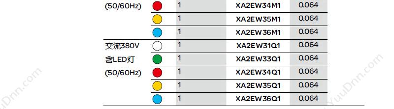施耐德 Schneider XA2EA3341 带符号平复位 白底黑色箭 1NO    （以10的倍数订购） 平头复位按钮带符号