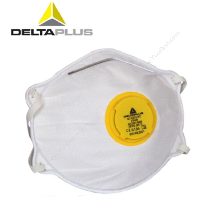 代尔塔 Delta104016 免保养P2带阀口罩小码 M1200VS（白） 10个/盒防护口罩
