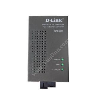 友讯 D-LinkDFE-861B 百兆单纤光电转换器 1310-1550nm SC 单模单纤百兆网络交换机