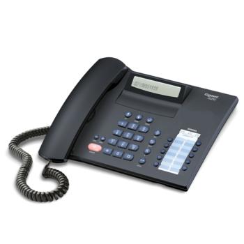 集怡嘉 Gigaset 2025c 高档商务办公电话机座机超耐用 黑色 有绳电话