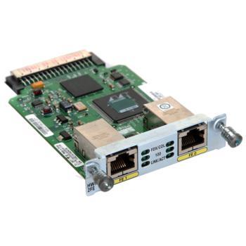 思科 Cisco HWIC-2FE 模块 适用1800系列集成多业务路由器 其它企业级网络路由器