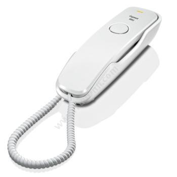 集怡嘉 Gigaset酒店电话机家用挂壁电话机 白色有绳电话