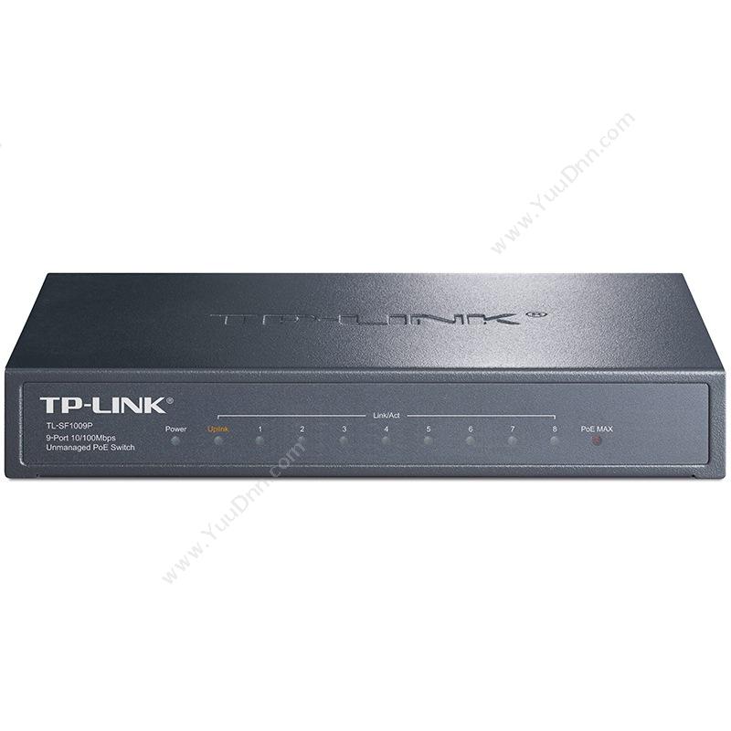 普联 TP-Link TL-SF1009P 8口百兆POE交换机 百兆POE网络交换机