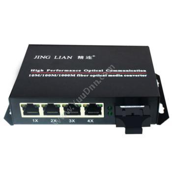精连 JinlianJL-GS-03-20-4 千兆单模双纤1光4电单模双纤