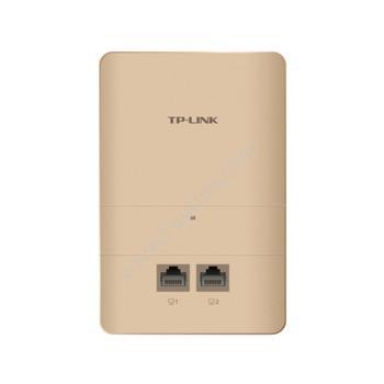 普联 TP-Link TL-AP1200GI-POE 香槟金 AC1200双频千兆无线面板式AP 室内AP