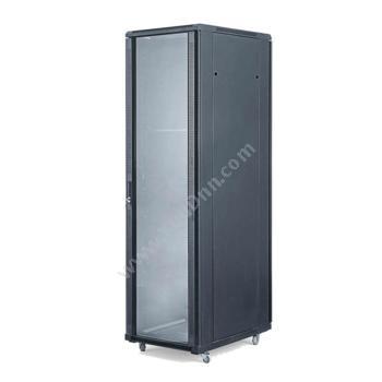 辉腾机柜 Huiteng32U机柜服务器600深 网络机柜E1.6632（黑）色玻璃门网络机柜