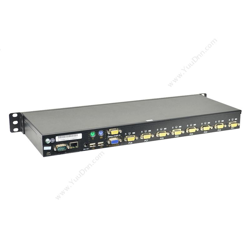 秦安 KinAn XM0108i 机架式 8口混接KVM VOER IP KVM控制平台