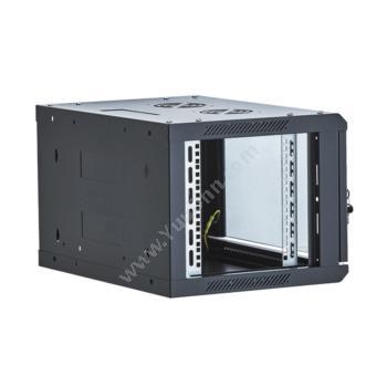 安挚 AbleCan AHC系列 AHC64509 9U 前钢化玻璃后板门 （黑）色 挂墙机柜