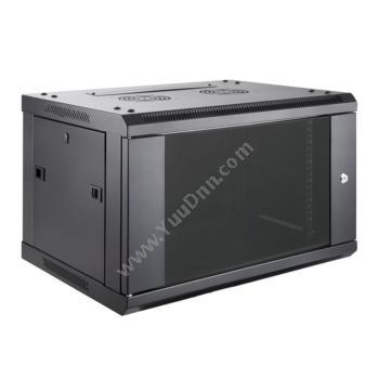 奥盛 Aosens新款QA系列 QA6406 6U 前玻后板 组装式框架 （黑）色网络机柜