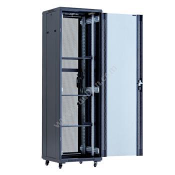 安挚 AbleCan AGD系列前钢化玻璃门后网孔门网络机柜 AGD6847 网络机柜