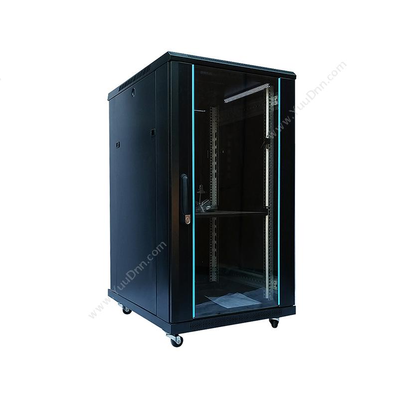 图腾 Toten G2系列 G26622 网络机柜 前钢化玻璃后板门 22U 网络机柜