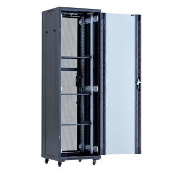 安挚 AbleCan AGD系列前钢化玻璃门后网孔门网络机柜 AGD6647 网络机柜