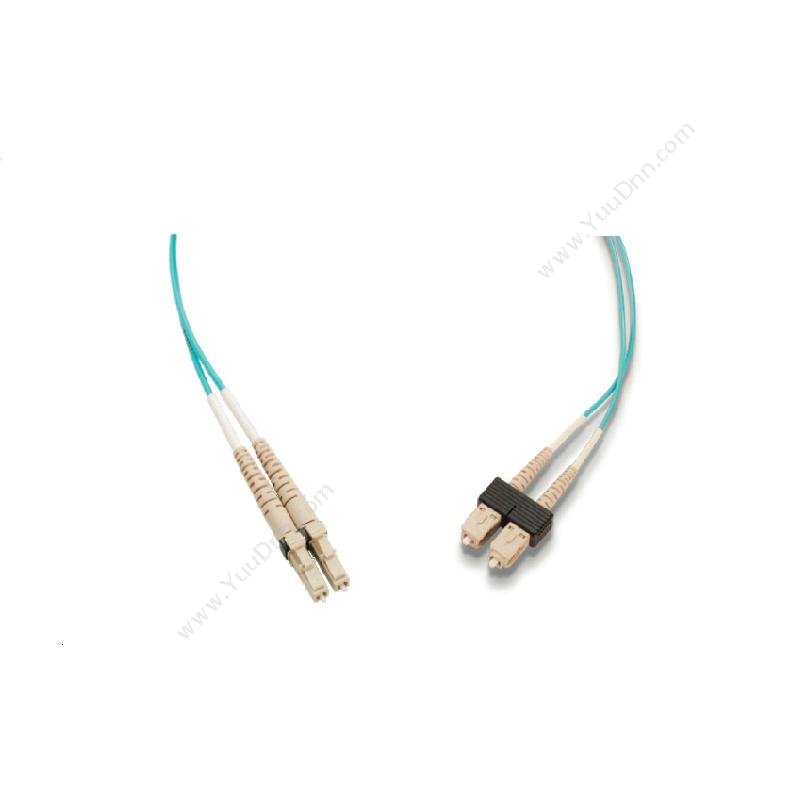 安普 AMP 双芯万兆多模OM3光纤跳线 LC-SC LSZH 3米 2105031-3 其它多芯电力电缆