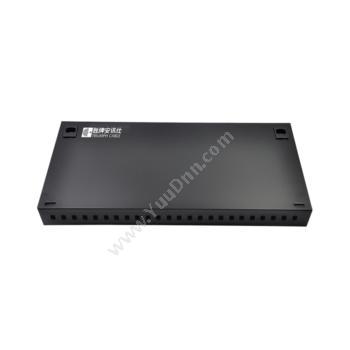 安讯仕 AXSAX-8024 SC机架式光纤终端盒 24口 （黑）光纤终端盒