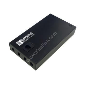 安讯仕 AXSAX-8004 SC桌面式光纤终端盒 4口 （黑）光纤终端盒