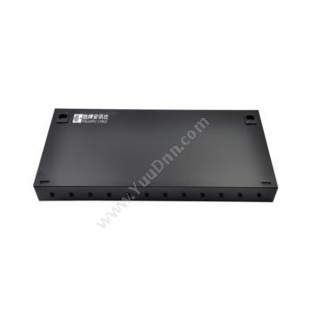 安讯仕 AXSAX-8012 SC机架式光纤终端盒 12口 （黑）光纤终端盒