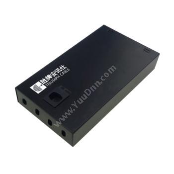 安讯仕 AXSAX-8104 FC桌面式光纤终端盒 4口 （黑）光纤终端盒